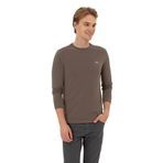 U.S. Polo Assn. Erkek Vizon Sweatshirt 50313744-VR052