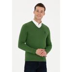 U.s. Polo Assn. Erkek Yeşil Triko Kazak 50269002-vr054