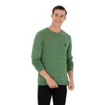 U.S. POLO ASSN. ERKEK YESIL TRIKO KAZAK BASIC