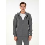 U.S. Polo Assn. G081SZ082-000-1926835 Antrasit Melanj Erkek Sweatshirt