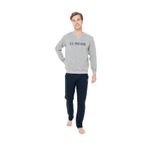 U.S. POLO ASSN. Gri Melanj Pijama Takımı, 2XL, PRT18934, Gri Melanj, erkek