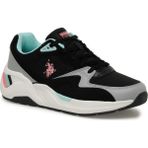U.s.polo Assn.husky 4Fx Sıyah Pembe Comfort Casual Anatomık Spor Ayakkabısı