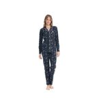 U.S. Polo Assn. Kadın Baskılı Boydan Patlı Pijama Takımı