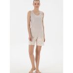 U.S. Polo Assn. Kadın Bej Pijama Takımı 50312914-VR011