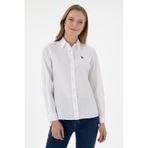 U.s. Polo Assn. Kadın Beyaz Gömlek Basic 50307726-vr013 Beyaz
