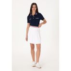 U.S. Polo Assn. Kadın Beyaz Mini Boy Triko Etek 50299379-VR013 - XL