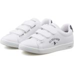 U.S. Polo Assn. Kadın Beyaz Sneaker Suni Deri Kaydırmaz Taban Düz Topuklu Rahat Ayakkabı