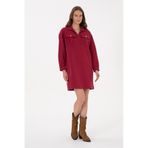 U.s. Polo Assn. Kadın Elbise Örme 50318191-vr104 Koyu Frambuaz/dark Raspberry