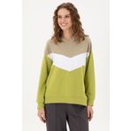 U.S. Polo Assn. Kadın Fıstık Yeşili Kapüşonlu Sweatshirt 50297376-vr087