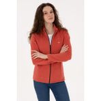 U.S. Polo Assn. Kadın Gül Kurusu Hırka (Örme) 50316729-VR026