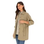 U.S. Polo Assn. Kadın Haki Ceket 50284004-VR027, Yeşil, 38