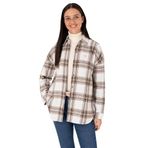 U.S. Polo Assn. Kadın Haki Gömlek Desenli 50316698-VR027