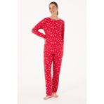 U.S. Polo Assn. Kadın Kırmızı Pijama Takım 50318877-VR030