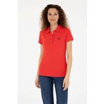 U.S. Polo Assn. Kadın Kırmızı Tişört Basic 50280057-VR030