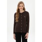 U.s. Polo Assn. Kadın Koyu Kahverengi Hırka (Triko) 50307737-VR084