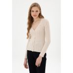 U.s. Polo Assn. Kadın Krem Hırka (Triko) 50313580-VR071