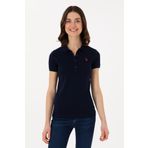U.S. Polo Assn. Kadın Lacivert Basic Polo Yaka Tişört 50300830-vr033
