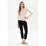 U.S. Polo Assn. Kadın Lacivert Carrot High Waist Fit Kanvas Pantolon 50316902-VR033