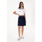 U.S. Polo Assn. Kadın Lacivert Mini Boy Triko Etek 50299379-VR033 - XL