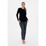 U.s. Polo Assn. Kadın Lacivert Pijama Takım 50318883-VR033