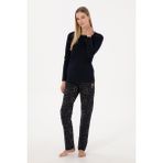 U.s. Polo Assn. Kadın Lacivert Pijama Takım 50318931-VR033