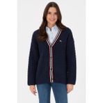 U.S. Polo Assn. Kadın Lacivert Triko Hırka 50314775-VR033