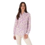 U.s. Polo Assn. Kadın Lila Gömlek Desenli 50299403-VR034