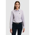 U.S. Polo Assn. Kadın Lila Uzun Kollu Basic Gömlek 50324791-VR034 - 42