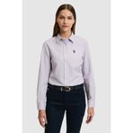 U.S. Polo Assn. Kadın Lila Uzun Kollu Basic Gömlek 50324791-VR034