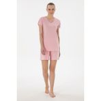 U.s. Polo Assn. Kadın Pembe Pijama Takım 50312915-VR041