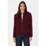 U.S. Polo Assn. Kadın Plum Hırka (Triko) 50314669-VR177