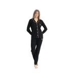 U.S. Polo Assn. - Kadın Siyah Boydan Patlı Pijama Takımı 024.B1Onn1Ie.0.C.Ly0.D0.E