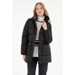 U.S. Polo Assn. Kadın Siyah Kaban 50292747-VR046 - Siyah-128 - 40