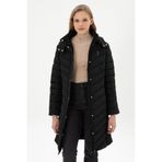 U.S. Polo Assn. Kadın Siyah Kaban 50312015-VR046