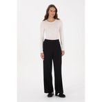 U.S. Polo Assn. Kadın Siyah Loose Fit Triko Pantolon 50314777-VR046