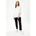 U.S. Polo Assn. Kadın Siyah Mom High Waist Fit Jean Pantolon 50272278-dn0027