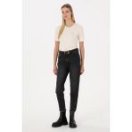 U.S. Polo Assn. Kadın Siyah Mom High Waist Fit Jean Pantolon 50316576-DN0027 - Black - Dropsuz - 44