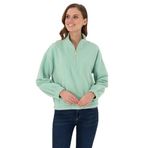 U.S. Polo Assn. Kadın Su Yeşili Sweatshirt 50297401-VR048, Yeşil, XS