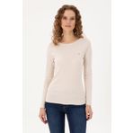 U.S. Polo Assn. Kadın Taş Bisiklet Yaka Sweatshirt 50297870-vr049
