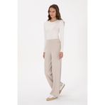 U.S. Polo Assn. Kadın Taş Loose Fit Triko Pantolon 50314777-VR049