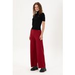U.S. Polo Assn. Kadın Vişne Loose Fit Triko Pantolon 50297151-vr223
