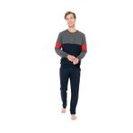 U.S. POLO ASSN. Kışlık Pijama Takımı, XL, LK&18930, Antrasit Melanj, erkek