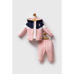 U.S. Polo Assn. Kız Bebek 3'lü Takım Açık Pembe Şık ve Rahat Günlük Giyim İçin Tasarlandı - 3 Yaş