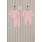 U.S. Polo Assn. Kız Bebek 4lu Zıbın Seti A.pembe - Açık Pembe