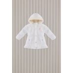 U.S. Polo Assn. Kız Bebek Bebek Mont USB2190 Beyaz - 12 - 18 Ay