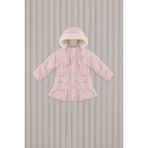 U.S. Polo Assn. Kız Bebek Bebek Mont USB2190 Pembe - 9 - 12 Ay