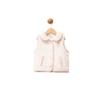 U.S. Polo Assn. Kız Bebek Krem Yelek, 18-24 Ay