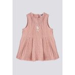 U.S. Polo Assn. Kız Bebek Pembe Elbise - 3 Yaş