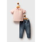 U.S. Polo Assn. Kız Bebek Somon Pijama Takım 50322909-VR047