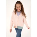 U.s. Polo Assn. Kız Çocuk Açık Pembe Hırka (Triko) 50316267-VR078 - 4 - 5 Yaş